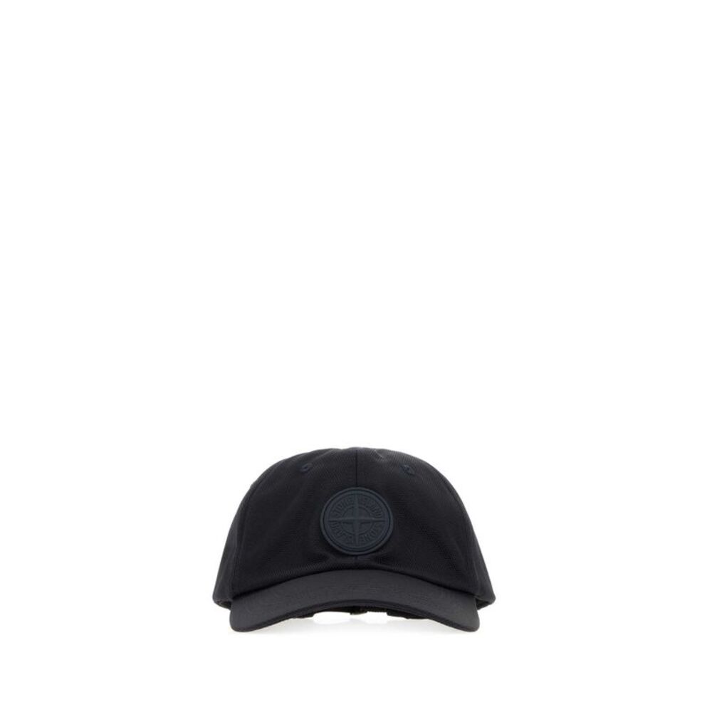 Stone Island Men Midnight Blue Nylon Baseball Cap